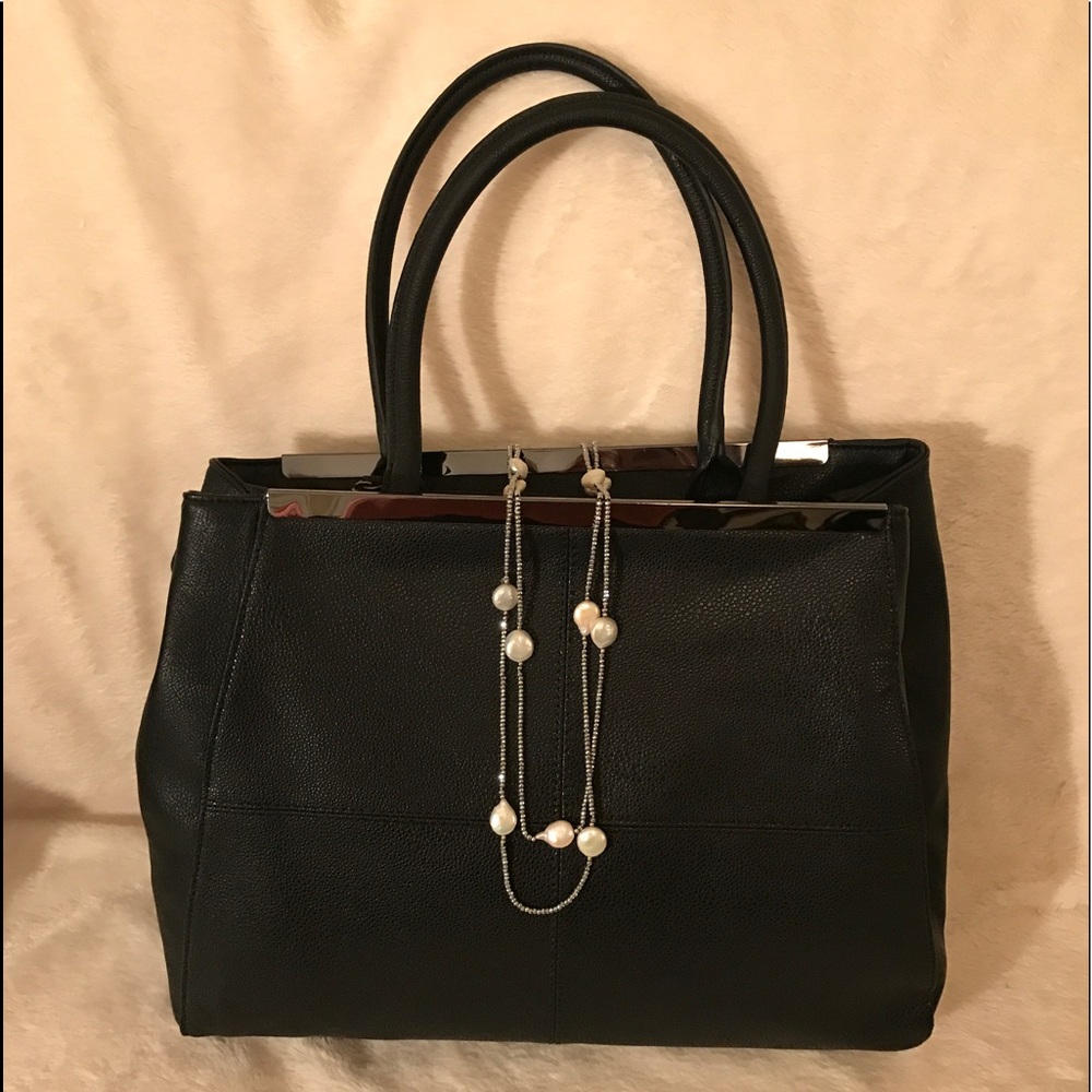 Sondra Roberts Black Shoulder Bag